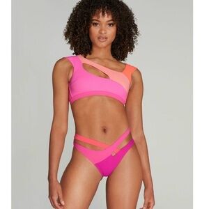 Agent Provocateur Pink and Orange Bikini Set